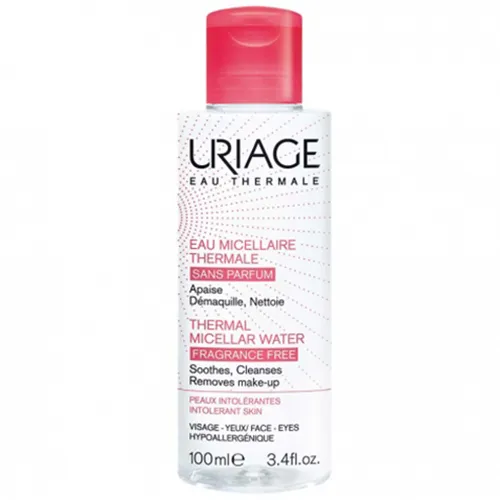 Uriage Eau Micellaire Thermale Peaux Intolérantes (Woda micelarna do demakijażu twarzy i oczu do skóry naczynkowej i wrażliwej)