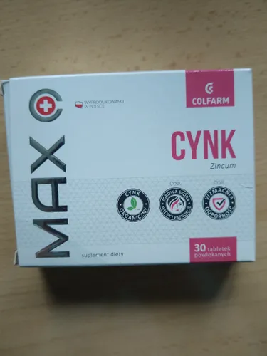 Colfarm Max Cynk, 10mg, suplement diety - 1
