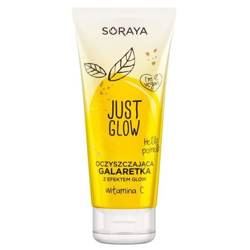 Soraya Just Glow, Oczyszczająca galaretka do mycia twarzy z witaminą C