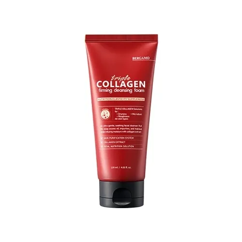 Bergamo Specialist Triple Collagen, Firming Cleansing Foam (Pianka oczyszczająca do twarzy)