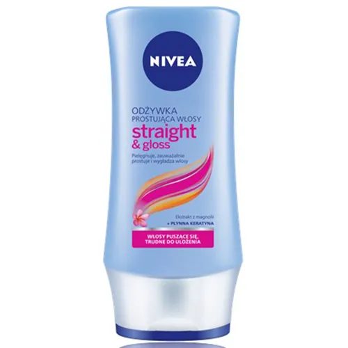 Nivea Straight & Gloss, Odżywka prostująca włosy puszące się i trudne do ułożenia