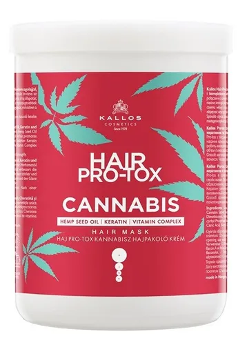 Kallos Hair Pro-Tox, Cannabis Hair Mask (Konopna maska do włosów)