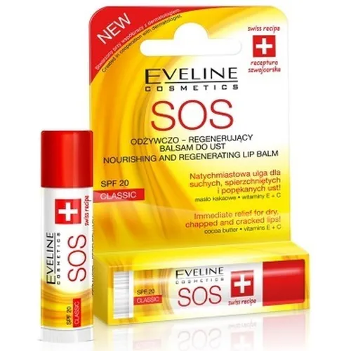 Eveline Cosmetics Odżywczo - regenerujący balsam do ust SOS w sztyfcie (różne rodzaje)