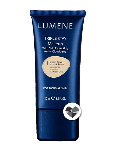 Lumene Triple Stay Makeup with Protecting Arctic Cloudberry (Długotrwały podkład nawilżający)