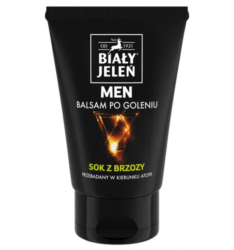 Biały Jeleń For Men, Tonizujący balsam po goleniu z sokiem z brozy - 1