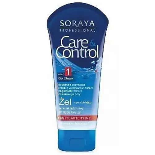 Soraya Care & Control Antybakteryjna, Superdziałający przeciwtrądzikowy żel do mycia twarzy