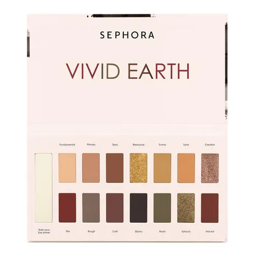 Sephora Collection, Vivid Earth Rough Nature Eyeshadow Palette (Paleta cieni do powiek)