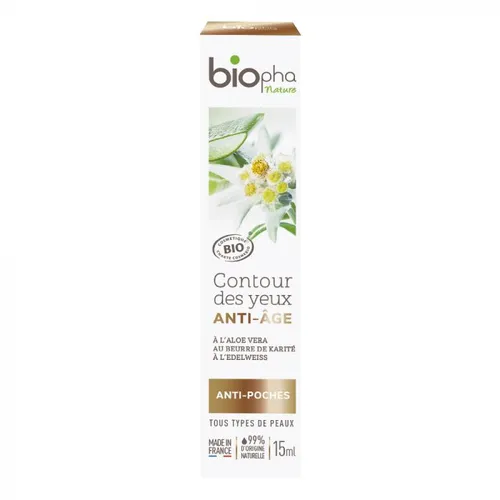 BIOpha Organic Contour des Yeux Anti-Age (Kem pod oczy przeciwzmarszczkowy)