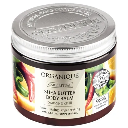 Organique Care Ritual Shea Butter Body Balm Orange & Chilli (Balsam do ciała z masłem shea ` Pomarańcza i chili`) - 1