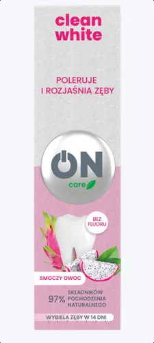 WhiteON ON Care, Łagodnie wybielająca pasta do zębów `Clean White`