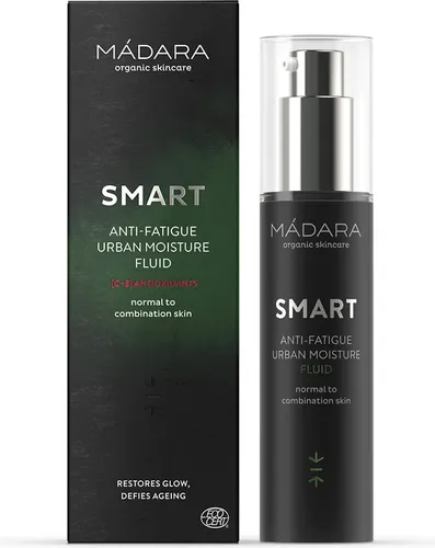 Madara Organic Skincare Smart Antioxidants, Anti-Fatique Urban Moisture Fluid (Antyoksydacyjny fluid do twarzy)