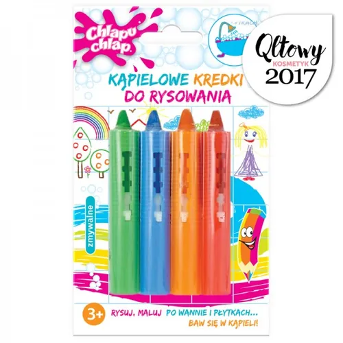 Chlapu Chlap Kąpielowe kredki do rysowania