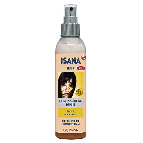 Isana Hair, Repair leichte Kammbarkeit, Express Spulung (Odżywka ekspresowa odbudowująca `Łatwe rozczesywanie`)