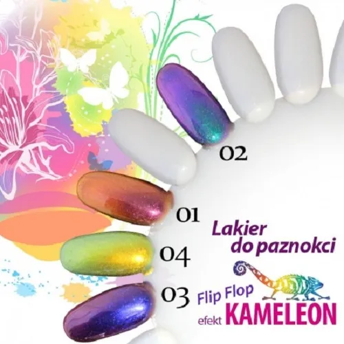 Allepaznokcie Lakier do paznokci z efektem Flip Flop - 2