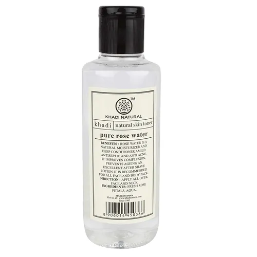 Khadi Natural Herbal Skin Toner Pure Rose Water (Woda różana)