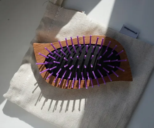 Anwen Travel Hair Brush (Mini drewniana szczotka do włosów) - 2