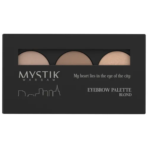 Mystik Warsaw Paletka do stylizacji brwi z rozświetlaczem - 1
