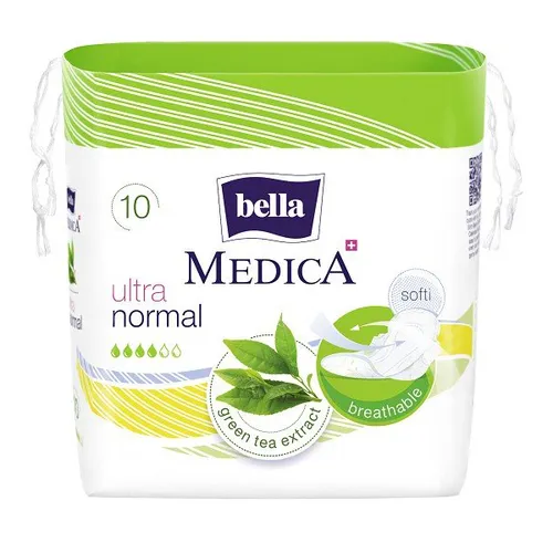 Bella Medica Ultra Normal, Podpaski ultra cienkie z ekstraktem z zielonej herbaty
