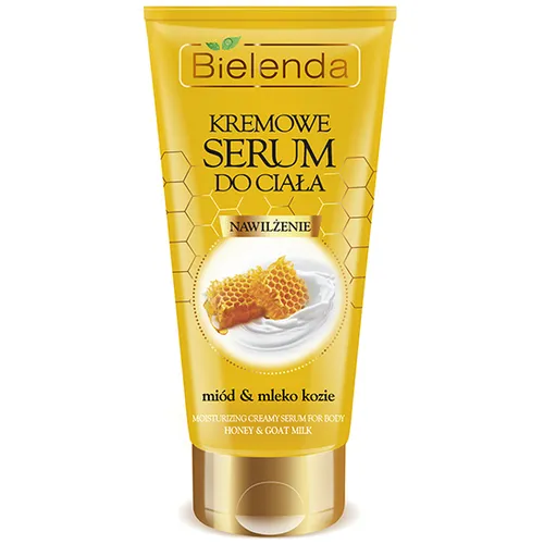 Bielenda Kremowe nawilżające serum do ciała 'Miód i kozie mleko'