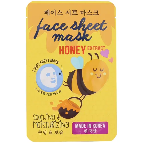 Action Face Sheet Mask Honey Extract (Maseczka do twarzy z miodem)