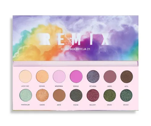Glam Shop GlamBox, Paleta cieni do oczu `Remix` - 1