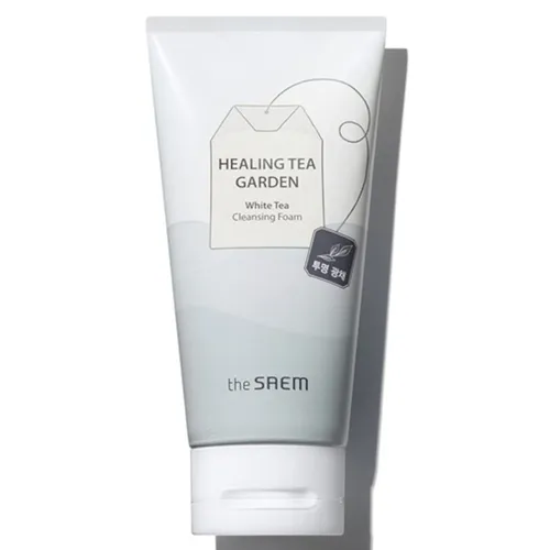 The Saem Healing Tea Garden, White Tea Cleansing Foam (The Saem Pianka do mycia twarzy  `Biała herbata`)