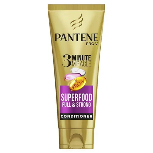 Pantene Pro-V, Hair Superfood, Full & Strong 3 Minute Miracle Conditioner (Odżywka do włosów słabych i cienkich)