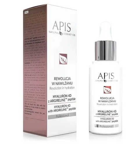 Apis Hyaluron 4D z Argireline TM Peptide, Koncentrat do twarzy