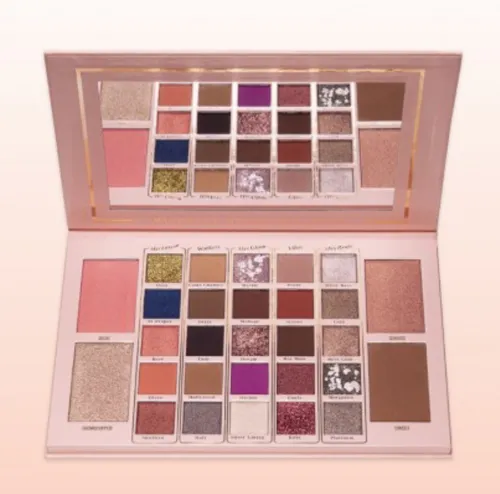 BPerfect Cosmetics Mrs Glam x Bperfect , Showstopper Palette (Paleta do makijażu twarzy)