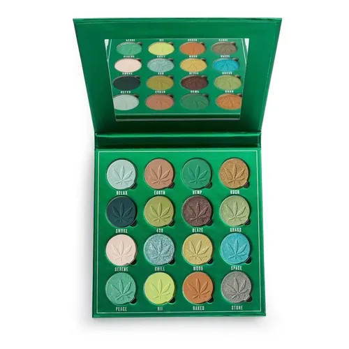Makeup Obsession London So Dope, Shadow Palette with Cannabis Sativa (Paleta cieni do powiek) - 3