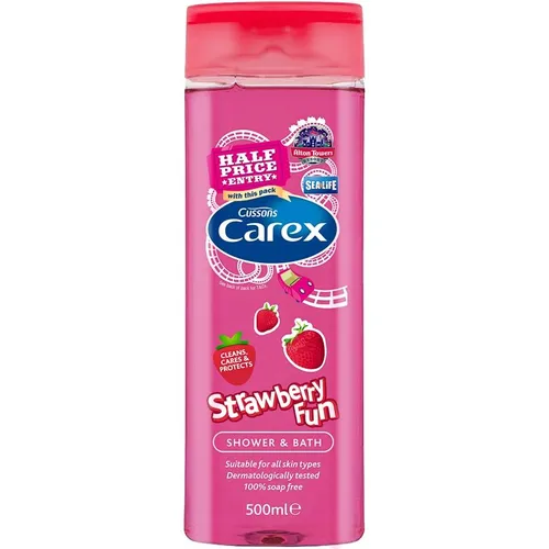 Carex Fun Editions, Strawberry Fun Shower Gel (Żel pod prysznic `Truskawka`)