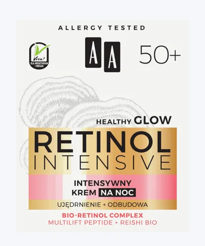 AA Retinol Intensive, Intensywny krem na noc 50+ `Ujędrnienie i odbudowa ` - 2