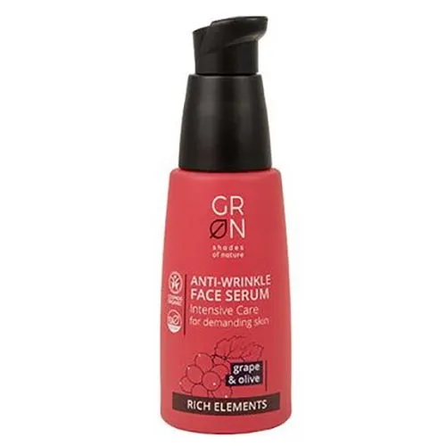 GRN - Shades of Nature (GRON) Rich Elements, Anti Wrinkle Face Serum Grape & Olive (Serum do twarzy)