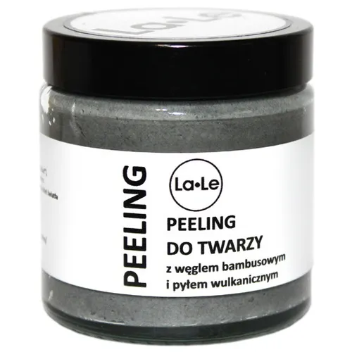 La-Le Peeling do twarzy z węglem bambusowym i pyłem wulkanicznym