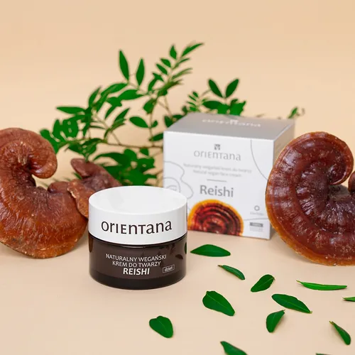 Orientana Reishi, Naturalny wegański krem do twarzy na dzień - 3
