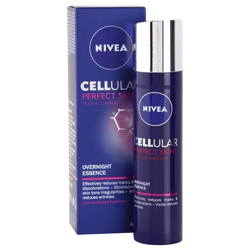Nivea Cellular, Perfect Skin, Radiance Overnight Essence Anti- Age (Udoskonalająca esencja na noc)