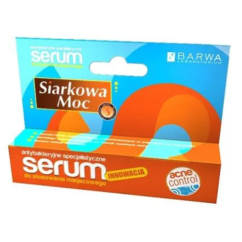 Barwa Siarkowa Moc, Antybakteryjne specjalistyczne serum do stosowania miejscowego
