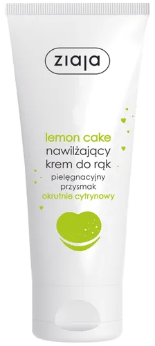 Ziaja Pielęgnacyjny przysmak, Nawilżający krem do rąk `Okrutnie cytrynowy - Lemon cake`