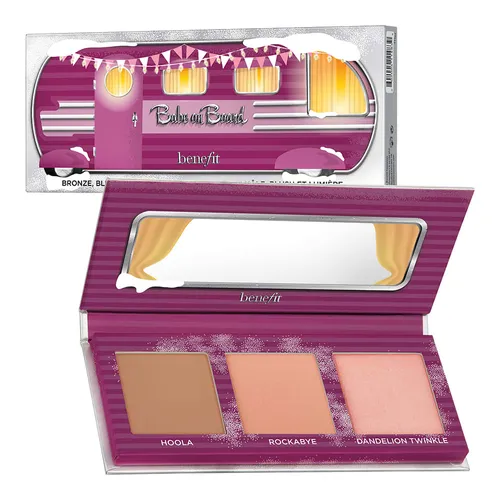 BeneFit Babe on Board Face Palette (Świąteczna mini paleta do makijażu twarzy)
