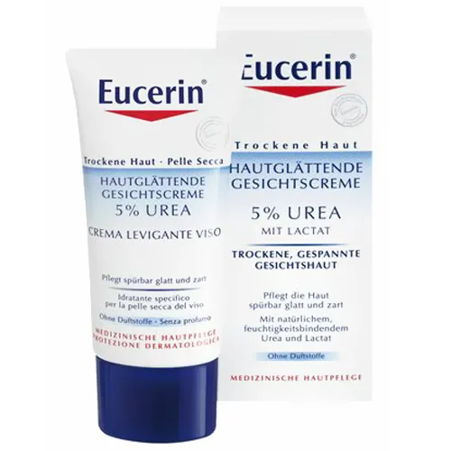 Eucerin Trockene Haut, 5% Urea Gesichtscreme (Krem do twarzy z 5% mocznika)