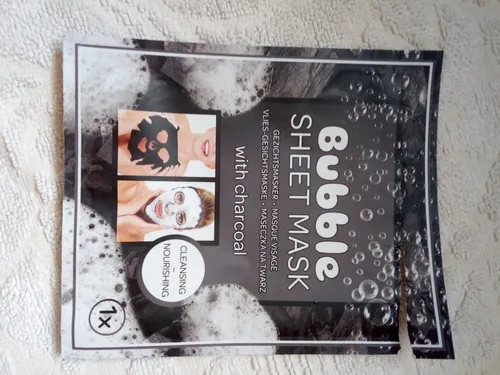 Action Bubble Sheet Mask with Characoal (Maseczka do twarzy w płachcie z węglem) - 2
