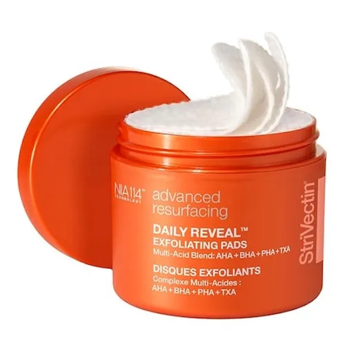 StriVectin Advanced Acids, Advanced Resurfaciong Daily Reveal Exfoliating Pads (Płatki kosmetyczne)
