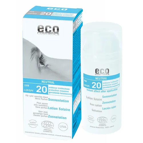 Eco Cosmetics Neutral Sonnenlotion  SPF20 (Emulsja na słońce)