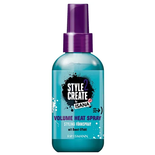 Isana Style 2 Create, Volume Heat Spray (Spray termoaktywny do stylizacji włosów z efektem zwiększenia objętości) - 2