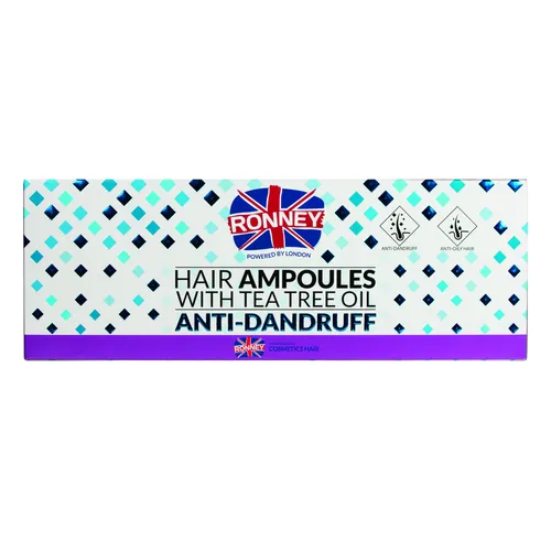 Ronney Professional Hair Ampoules Intensive with Tea Oil Anti-dandruff (Ampułki do włosów)