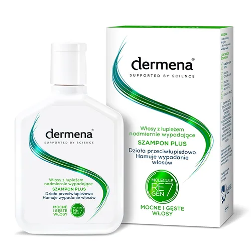Dermena Plus, Szampon - żel przeciwłupiezowy - 1