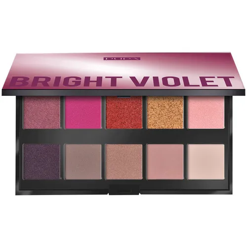 PUPA Make Up Stories Palette `Bright Violet` (Paleta 10 cieni do powiek)