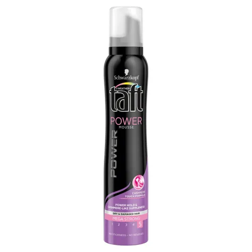 Schwarzkopf Taft Power, Cashmere Power Mousse (Pianka do włosów zniszczonych i suchych)