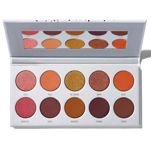 Morphe Brushes Morphe X Jaclyn Hill The Vault Collection, Ring The Alarm Eyeshadow Palette (Paleta 10 cieni do powiek)