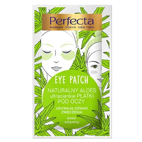 Perfecta Eye Patch, Ultracienkie płatki pod oczy `Naturalny aloes`